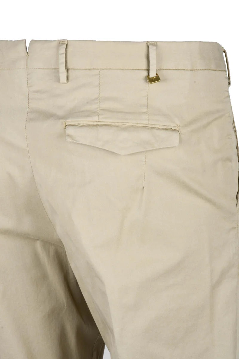 Pt Torino Pantalone Uomo Lyocell/Cotone Stretch - Beige