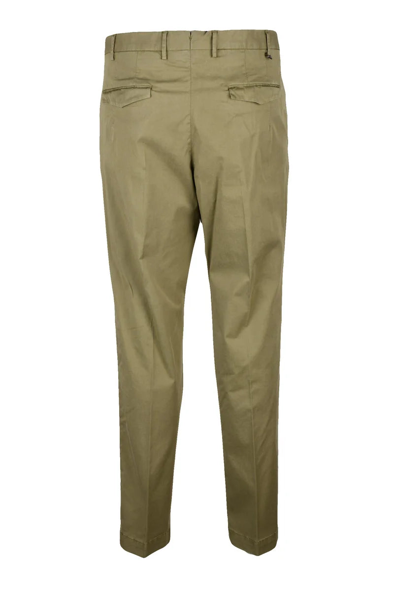 Pt Torino Pantalone Stretch - Olive Green