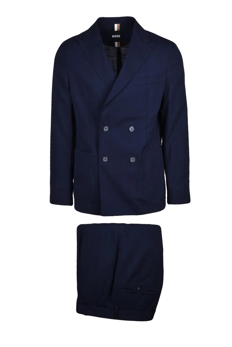 BOSS Abito Uomo Doppiopetto - Blu