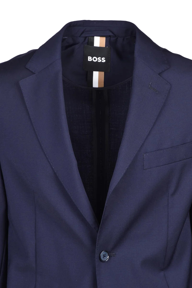 BOSS Giacca Uomo Sfiancata - Blu