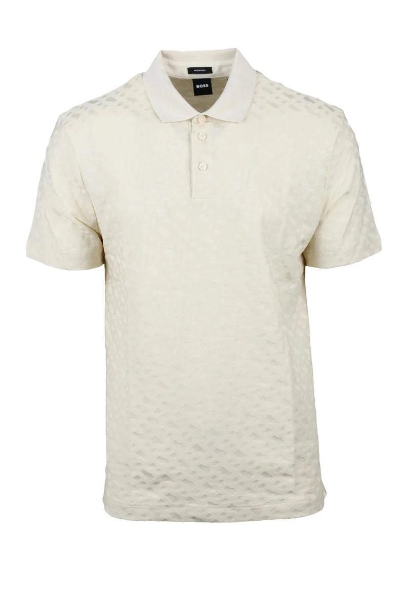 BOSS Polo Uomo Cotone - Bianco