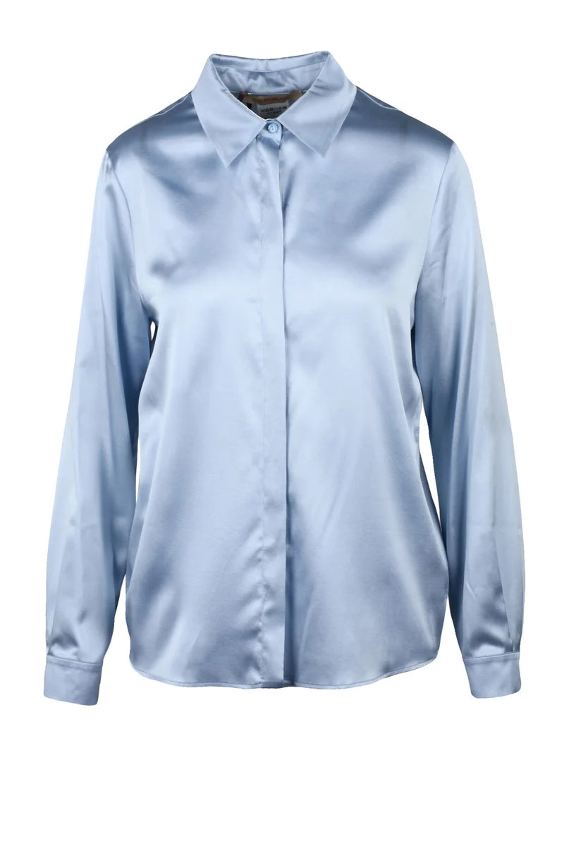 Pennyblack Camicia Vittoria Seta Stretch - Celeste