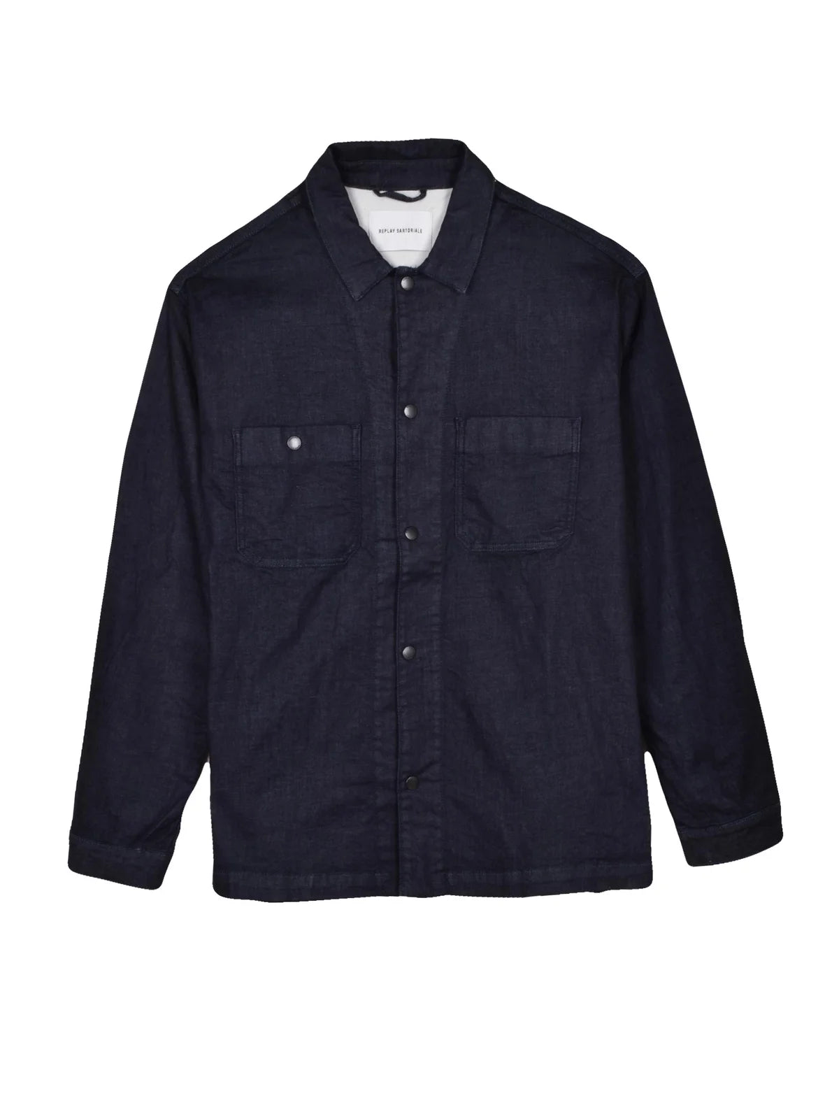 Replay Camicia Stretch - Blu