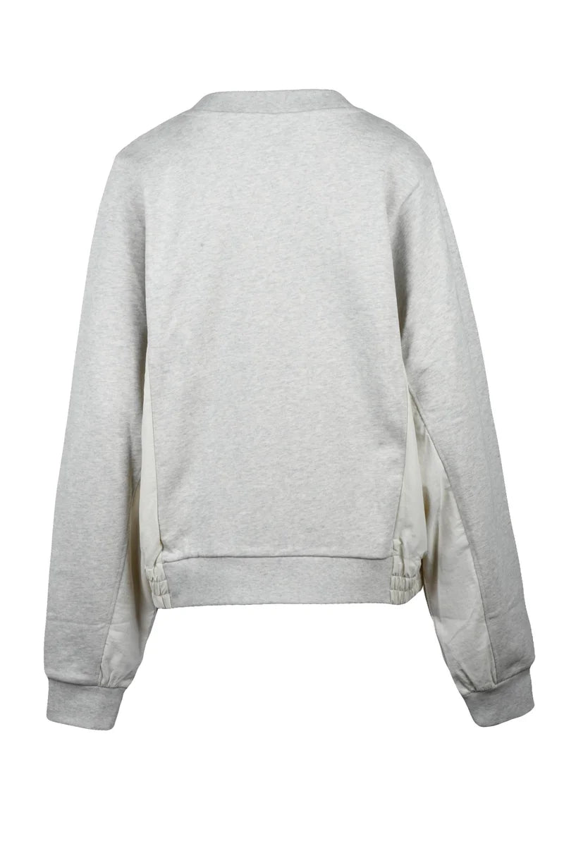 Replay Felpa Grigio Chiaro Donna