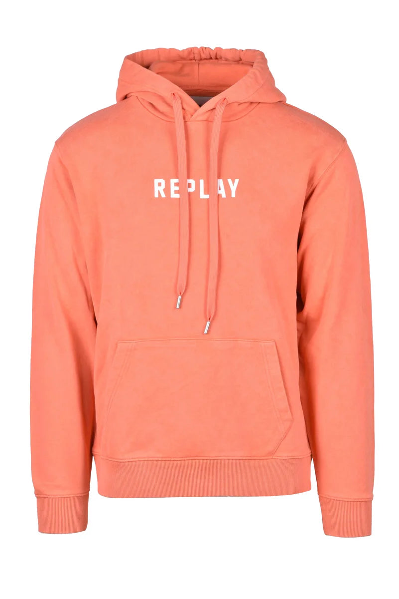 Replay Felpa con Cappuccio - Rosso