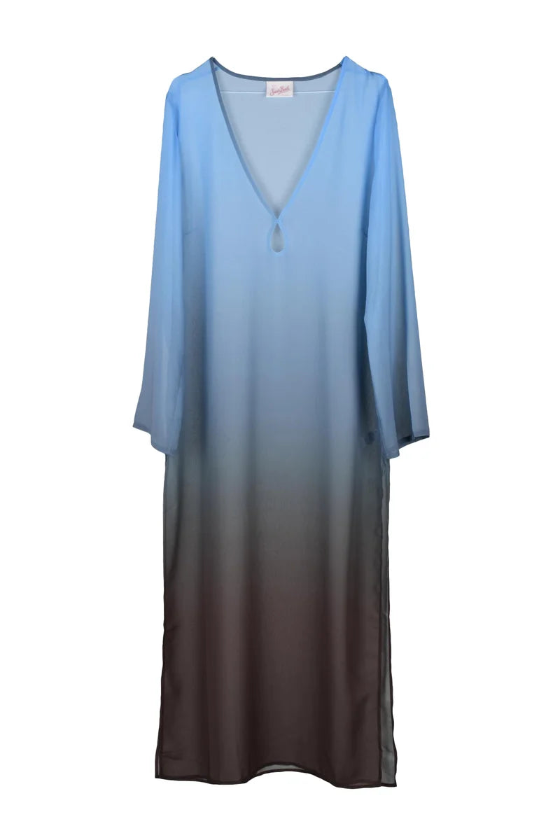 Mc2 Saint Barth Copricostume Poliestere Marrone/Celeste