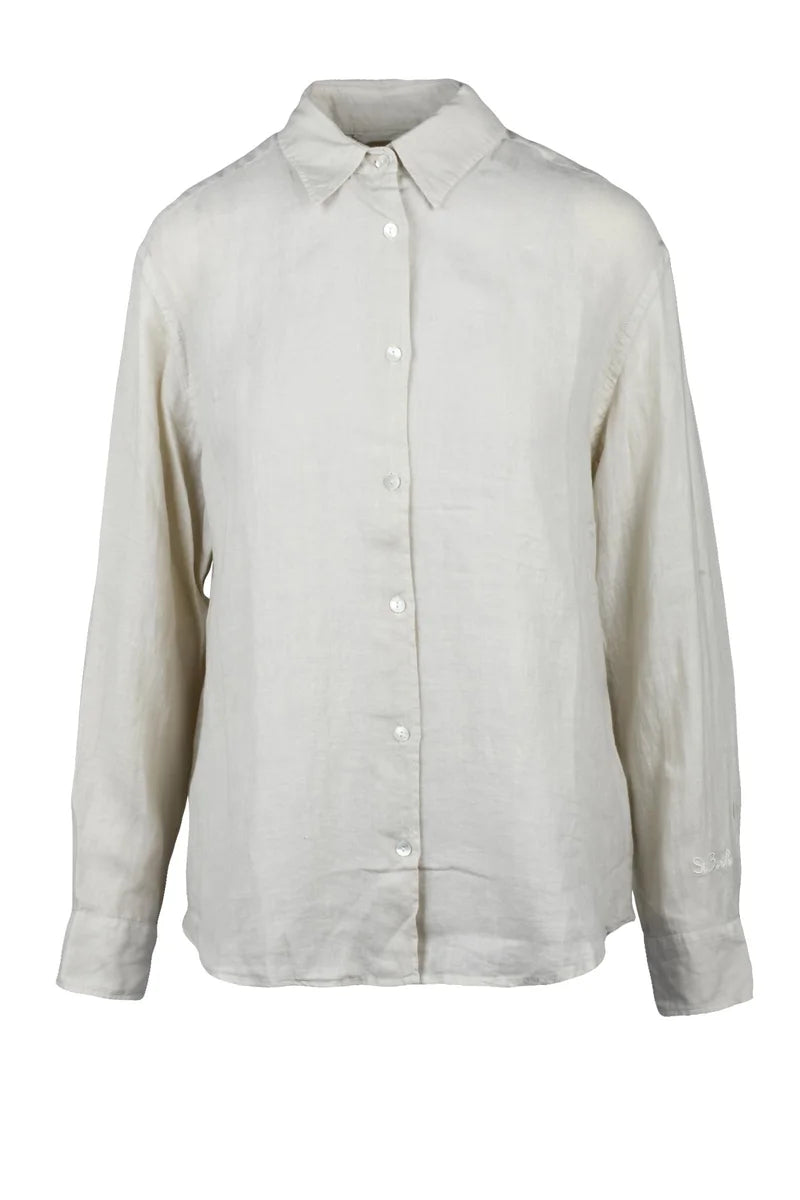 Mc2 Saint Barth Camicia Lino Cream