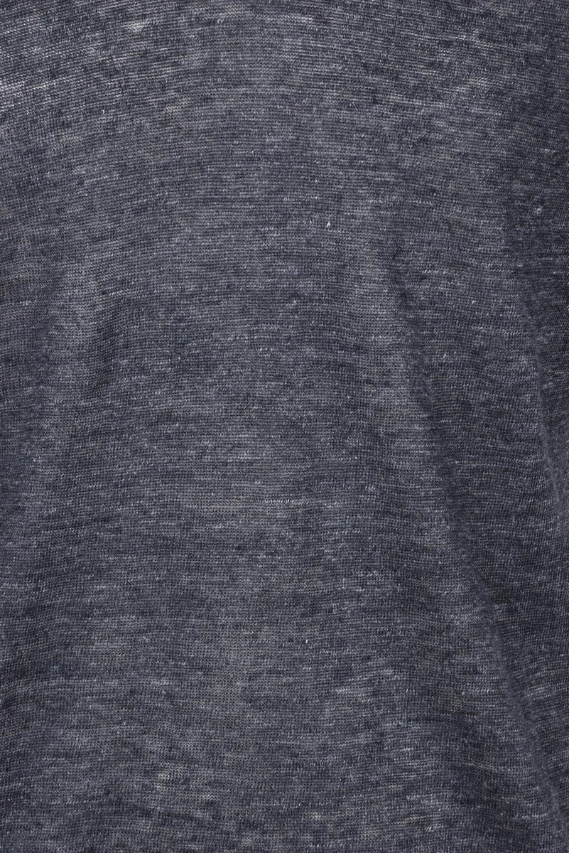 Gran Sasso Polo in Maglia Lino - Grigio
