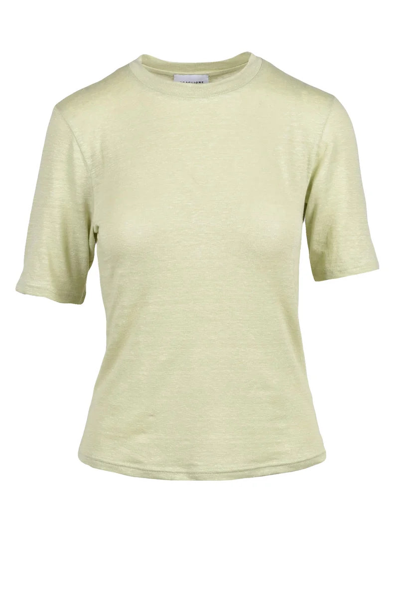 Scaglione T-shirt Lino Stretch - Verde Mela