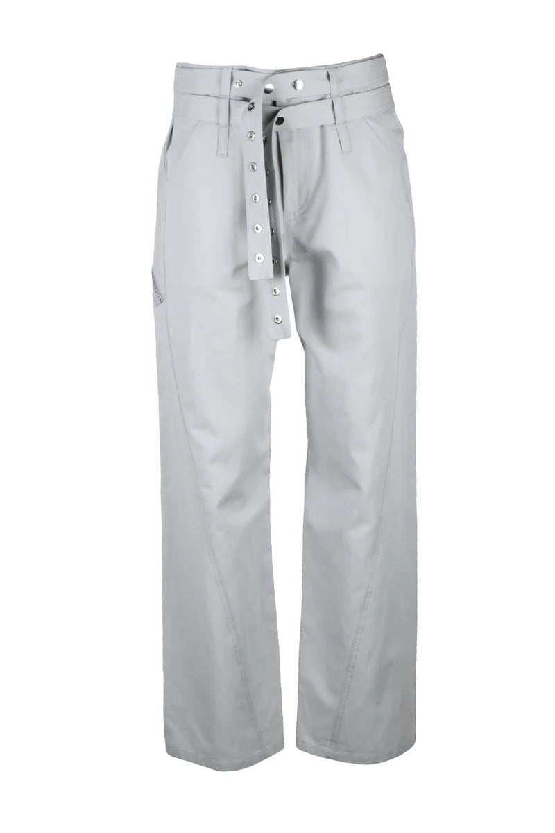Seafarer Pantaloni Stephanie Gamba Larga - Grigio