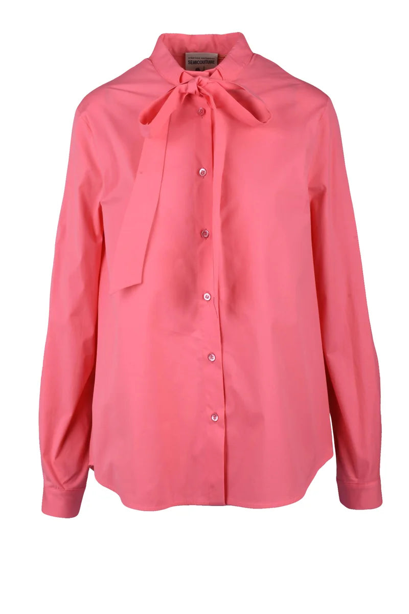 Semicouture Camicia Stretch - Rosa