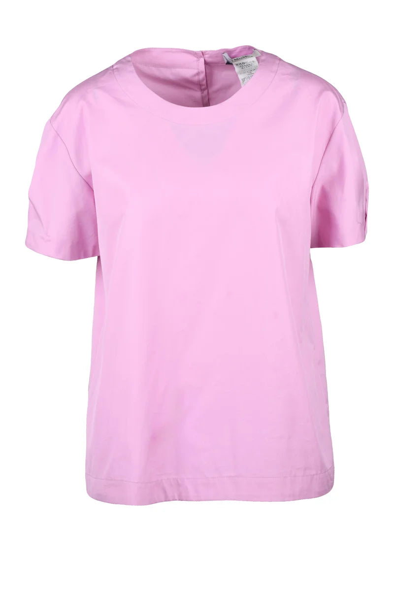 's Max Mara Blusa Dahlia Cotone Rosa