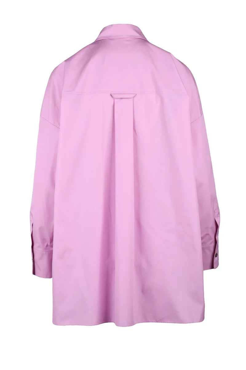 's Max Mara Camicia Maxi Cotone - Rosa