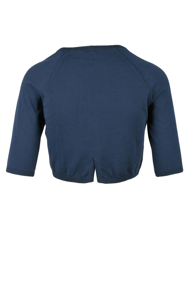 's Max Mara Cardigan Cotone Corto - Blu