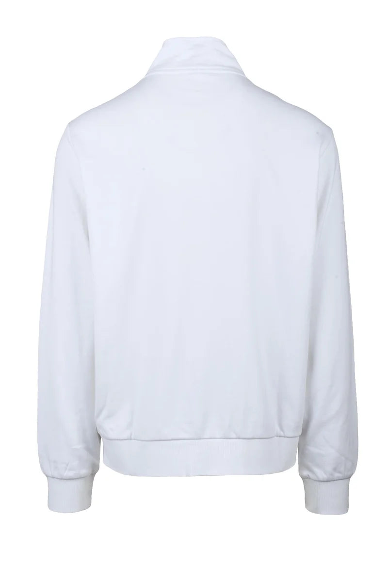 Sun68 Felpa con Zip - Bianco