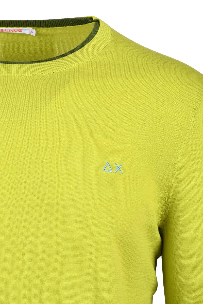 Sun68 Maglia Girocollo - Verde Oliva
