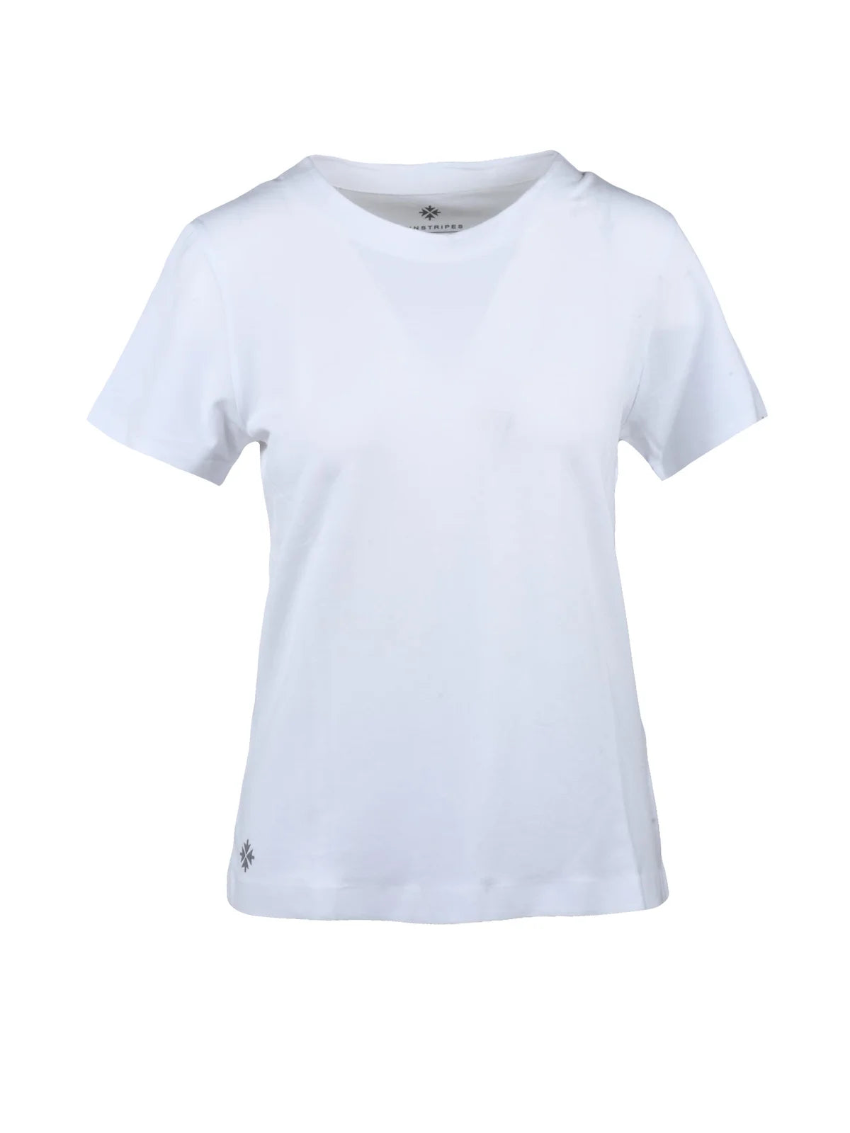 Sunstripes T-shirt Misto Cotone Rayon - Bianco