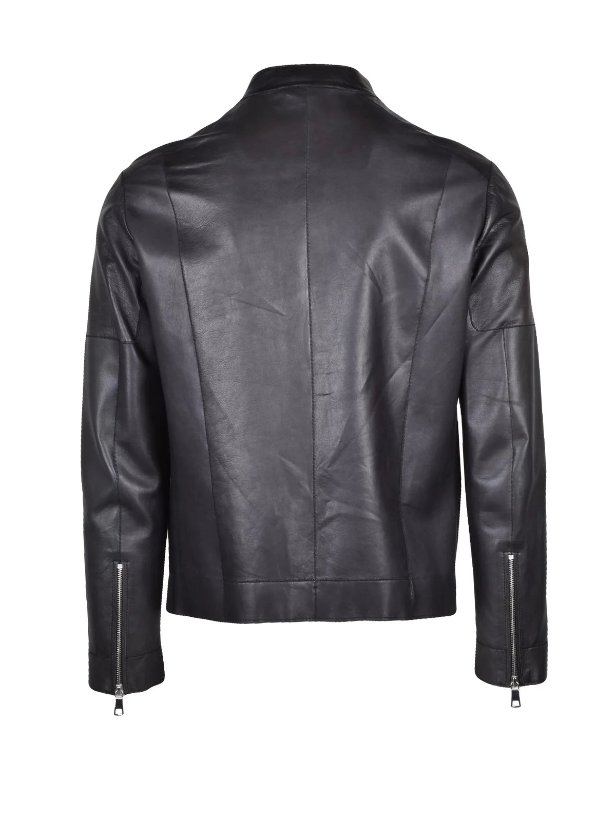 The Jack Leathers Giacca Pelle Bandit - Nero