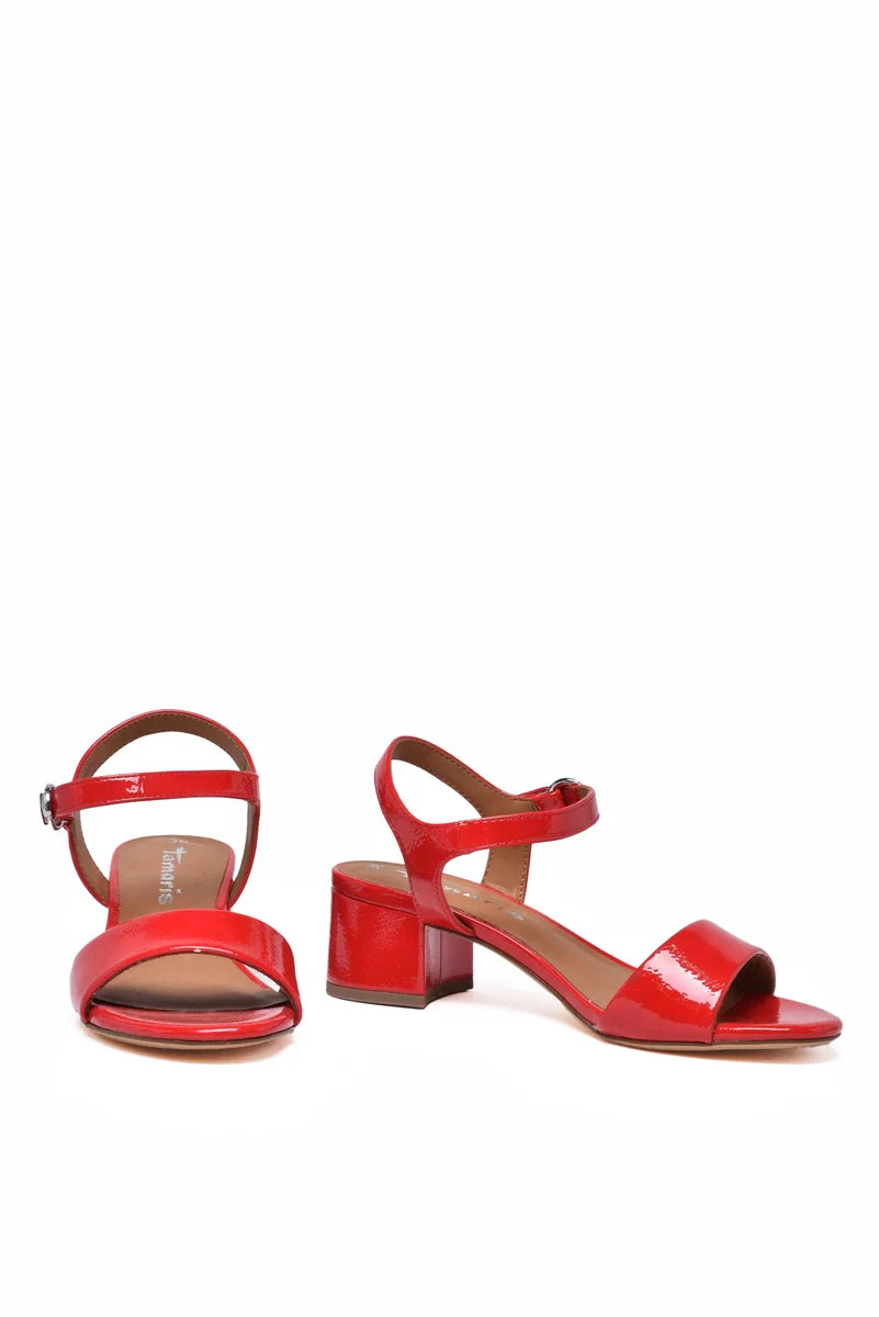 Tamaris Sandalo Tacco 5cm - Rosso