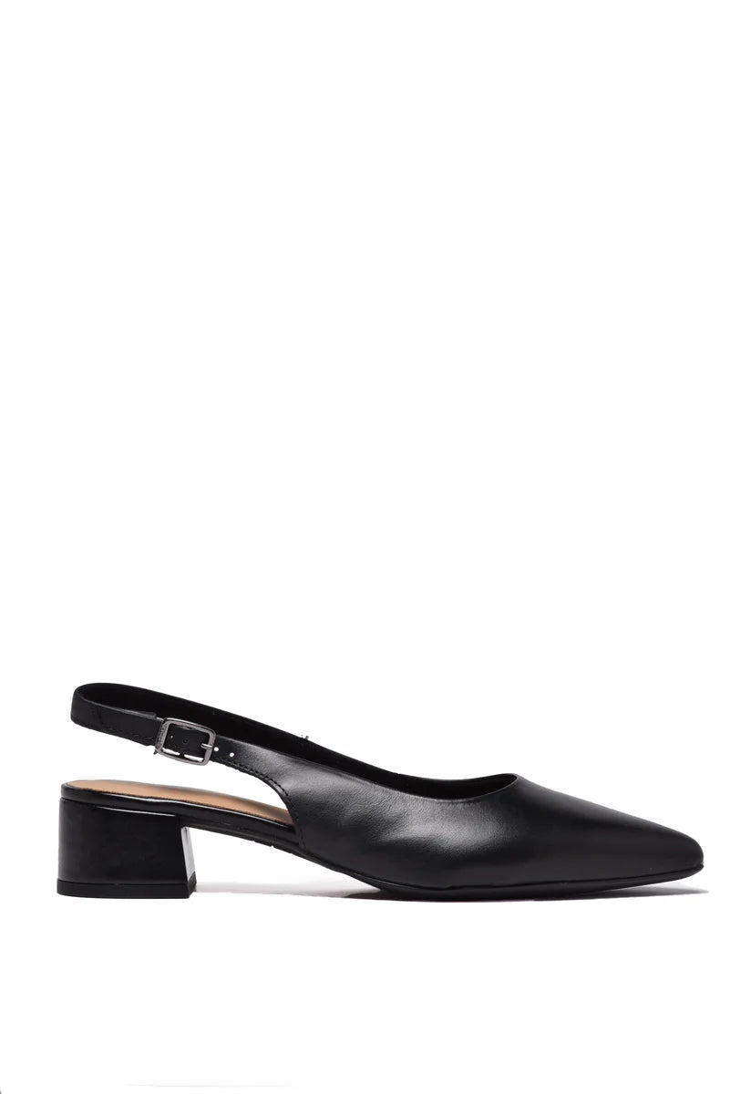 Tamaris Sandalo Chanel Tacco 4cm - Nero