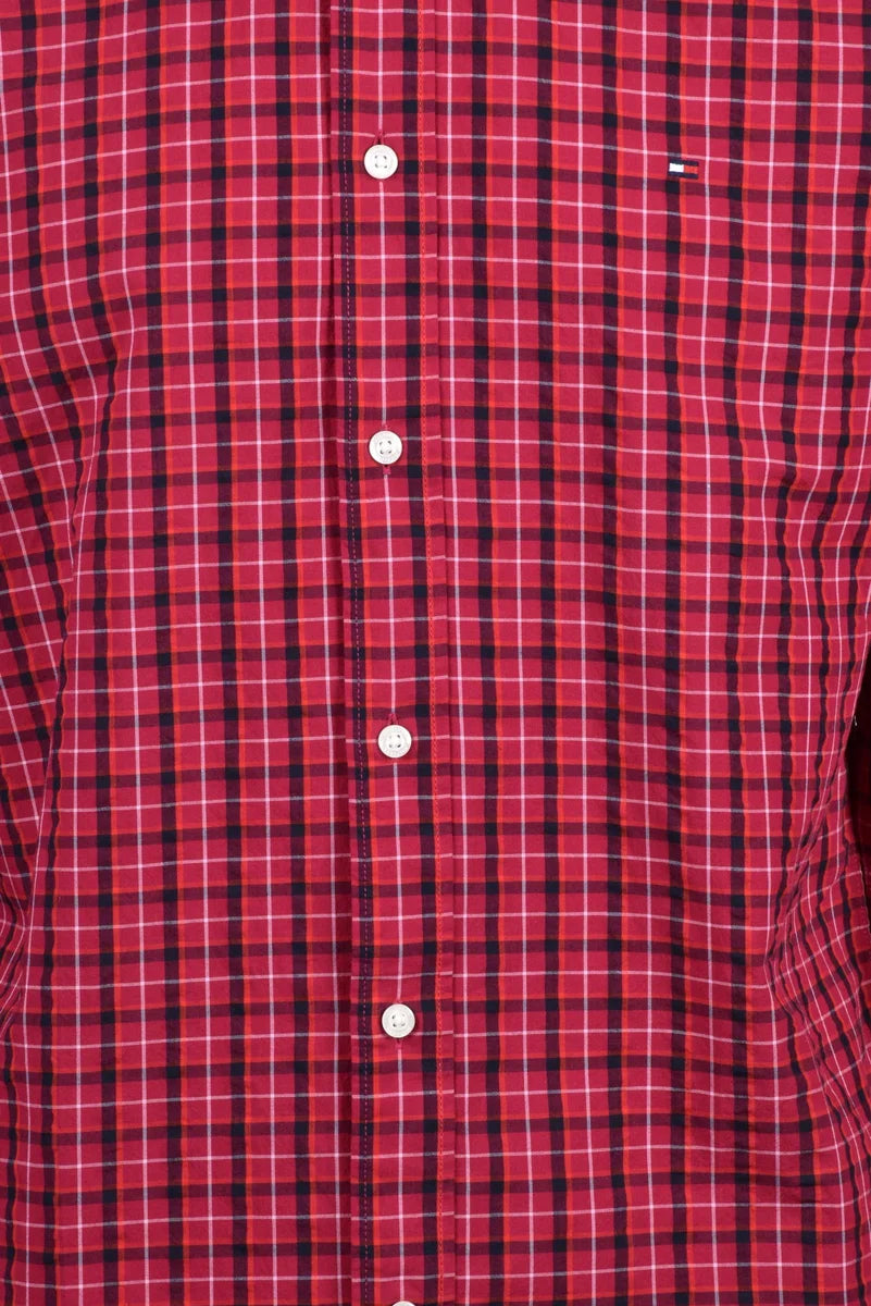 Tommy Hilfiger Camicia Regular Fit - Rosso