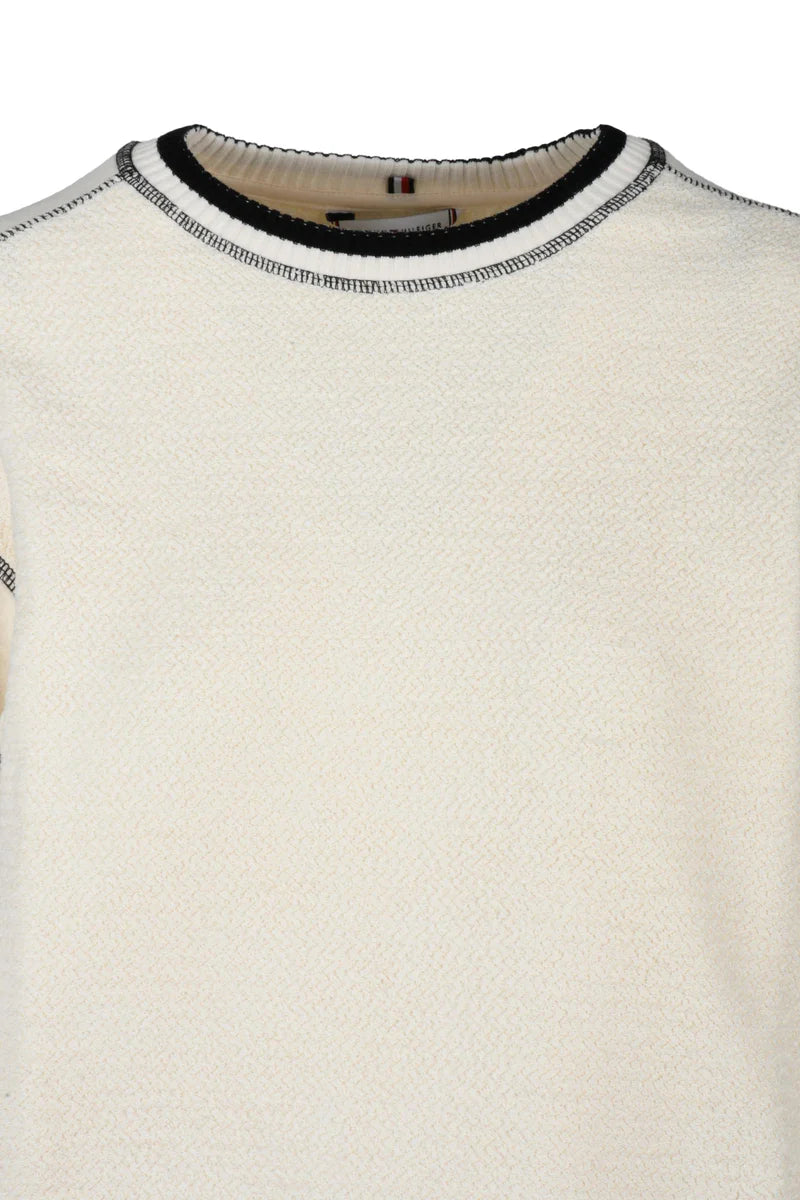 Tommy Hilfiger Felpa Corta - Cream