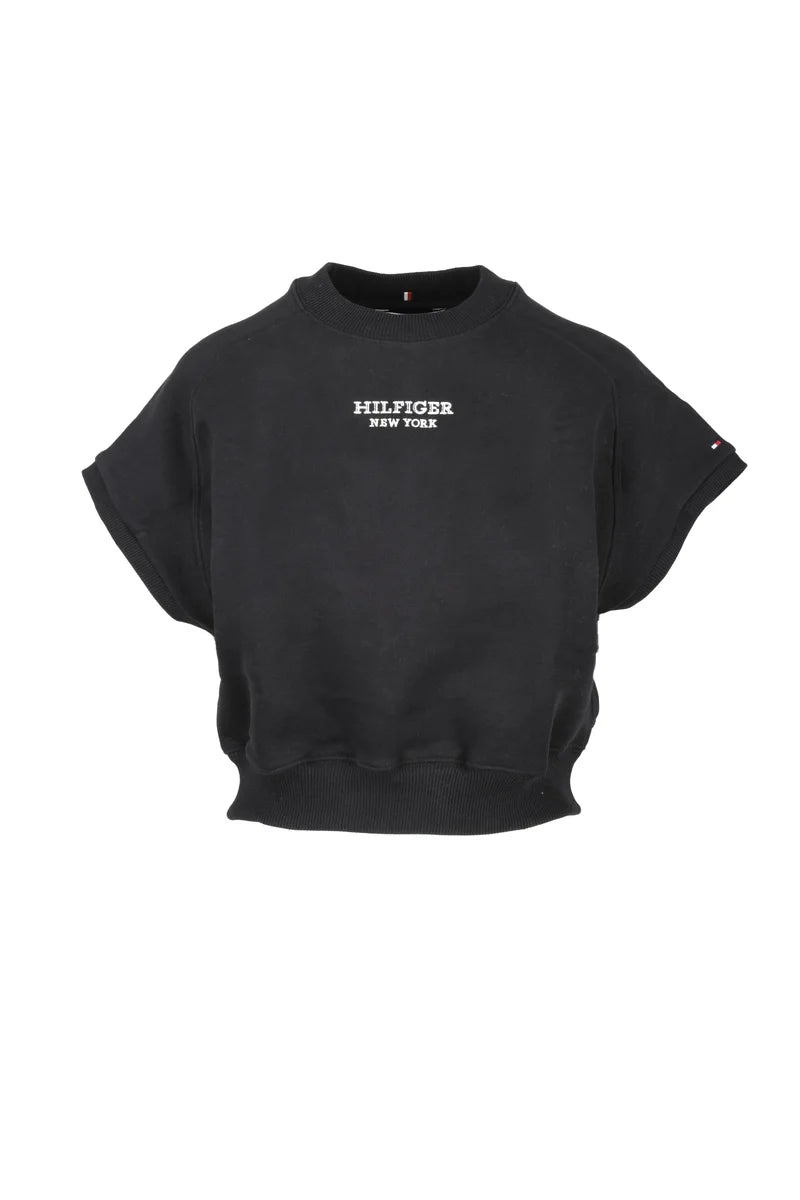 Tommy Hilfiger Felpa Corta - Nero
