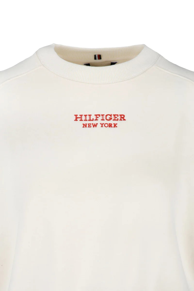 Tommy Hilfiger Felpa Corta Raglan - Cream