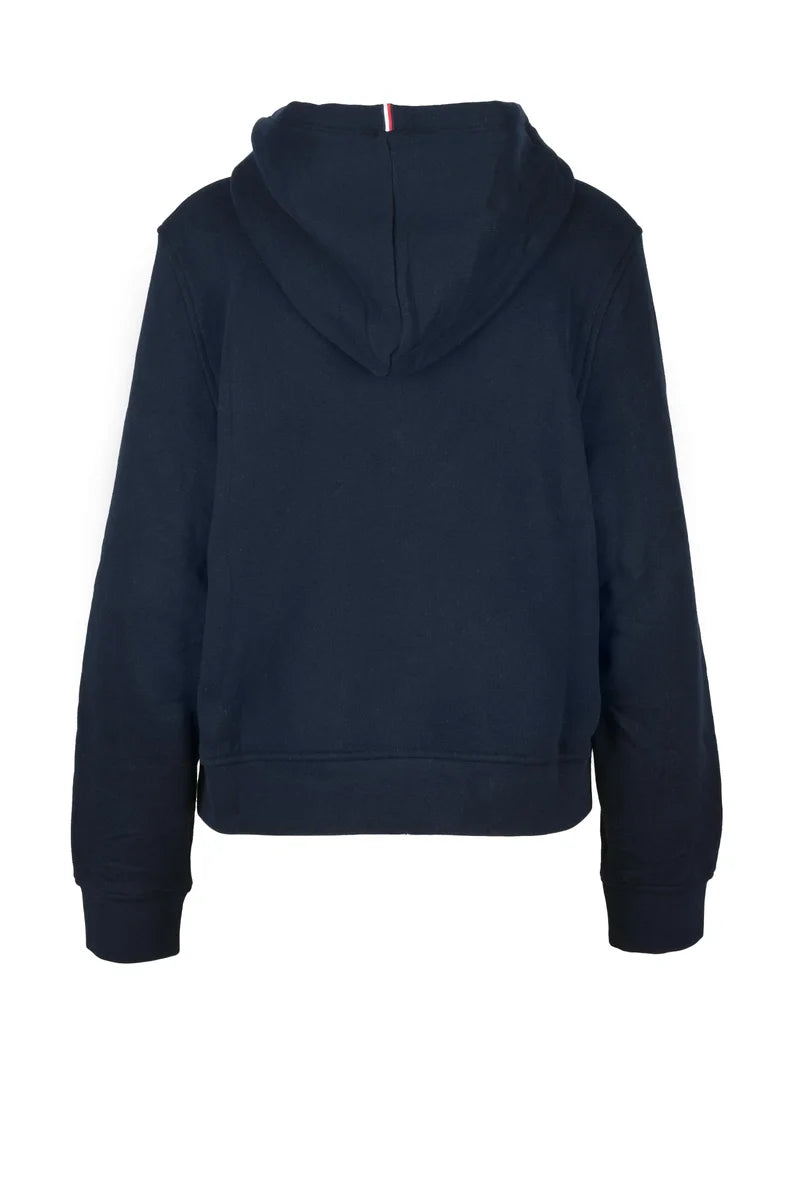 Tommy Hilfiger Felpa Corta Cappuccio - Blu Notte