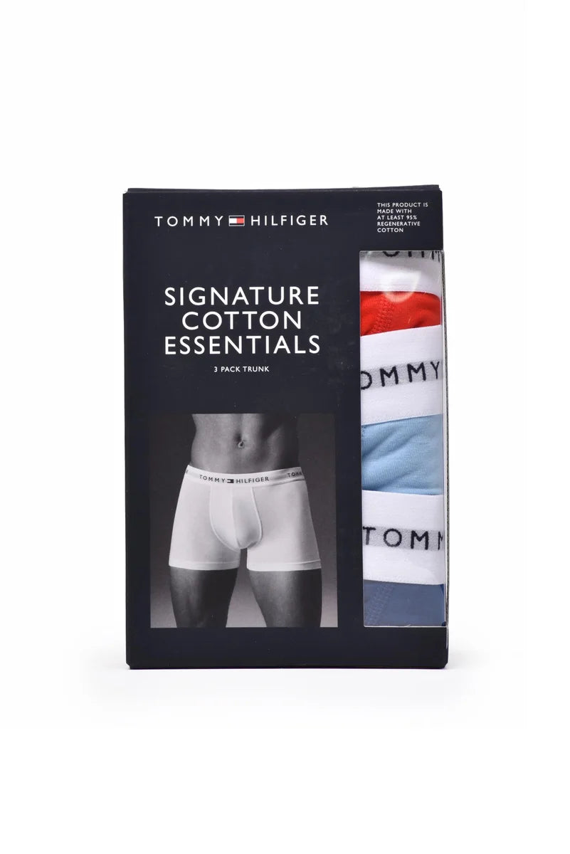 Tommy Hilfiger Men's Boxer Set 3-Pack - Red/Blue