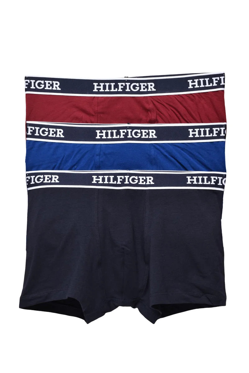 Tommy Hilfiger Set Boxer 3pz - Blu/Bordeaux