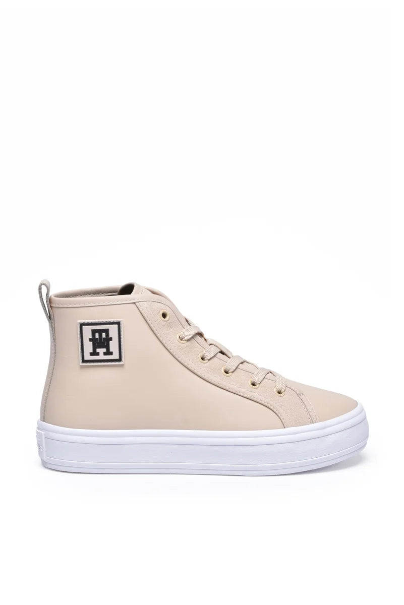 Tommy Hilfiger Sporty Lux Vulc Sneakers Donna - Beige