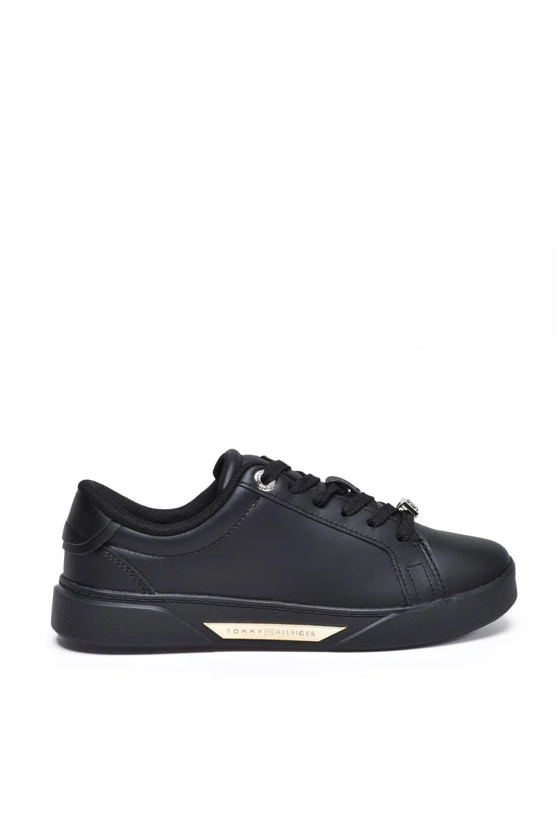Tommy Hilfiger Golden HW Court Sneakers Donna - Bianco