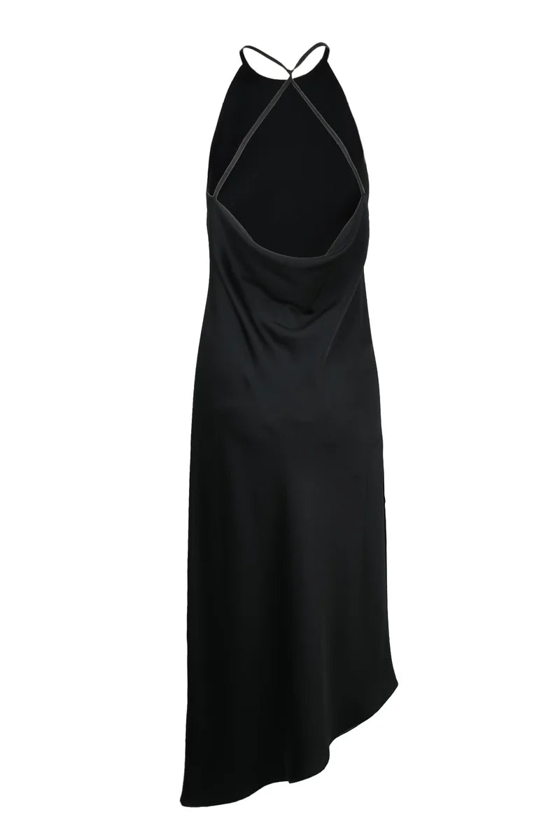 Marella Art.365 Abito Satin Poliestere - Nero