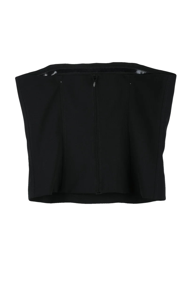 Marella Art.365 Top Bustino con Cerniera - Nero