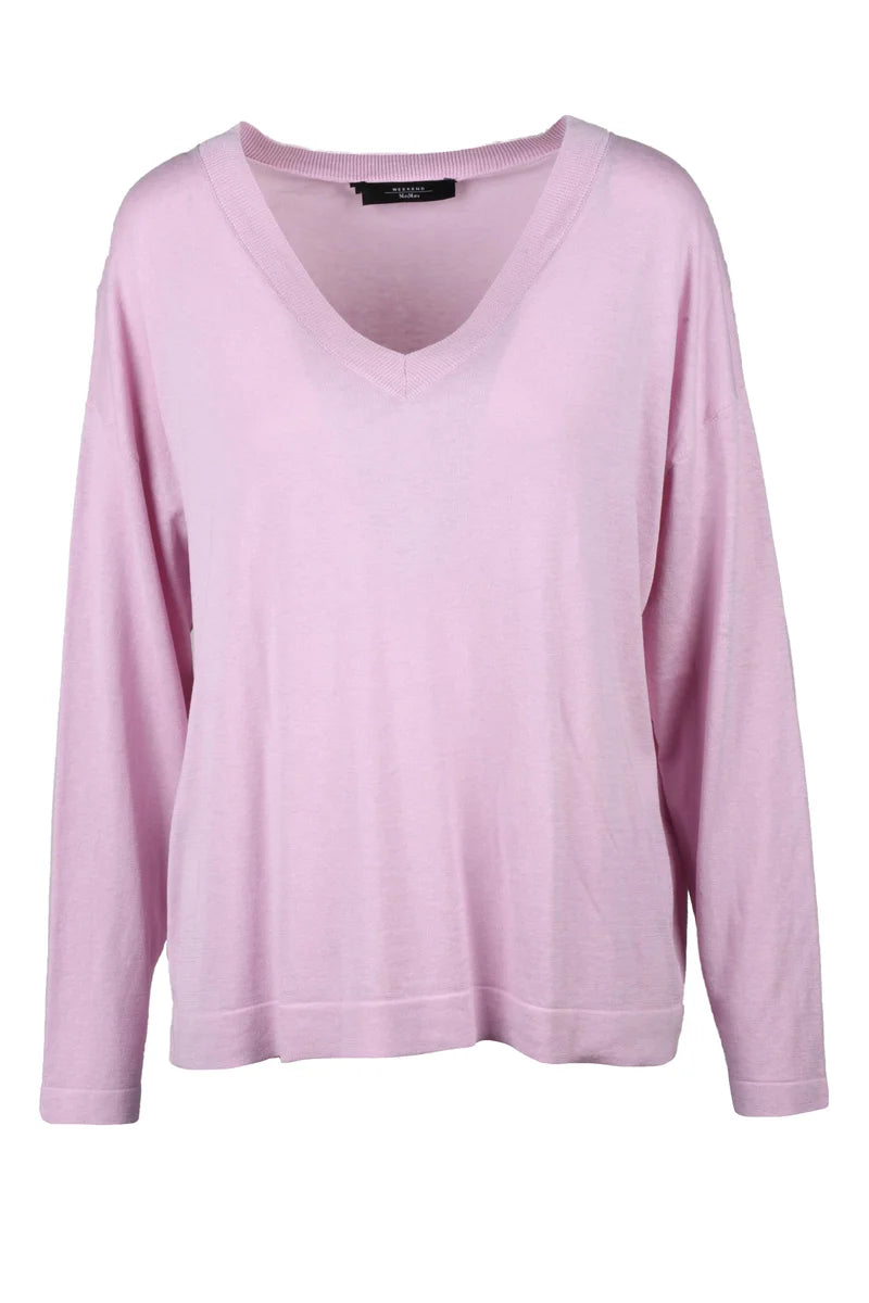 Weekend Max Mara Maglia Seta e Cotone - Rosa