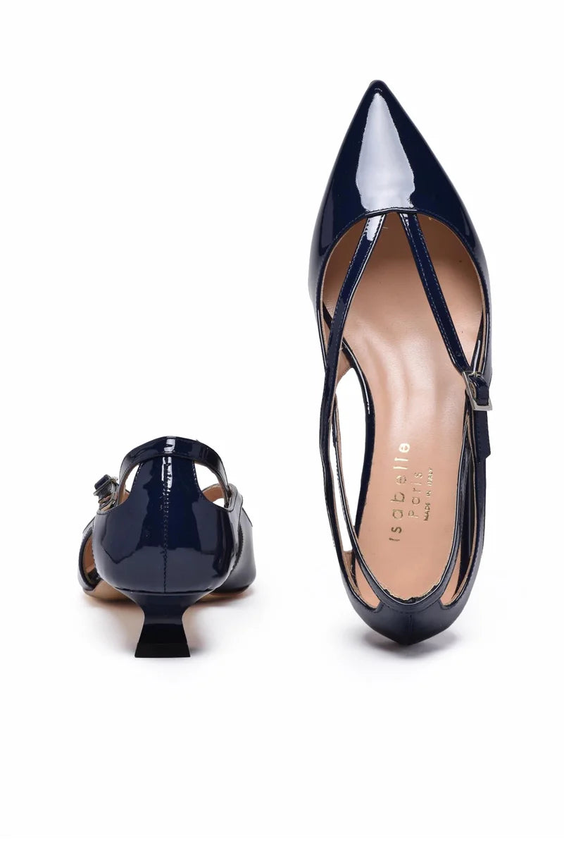 Isabelle Paris Décolleté Vernice - Blu