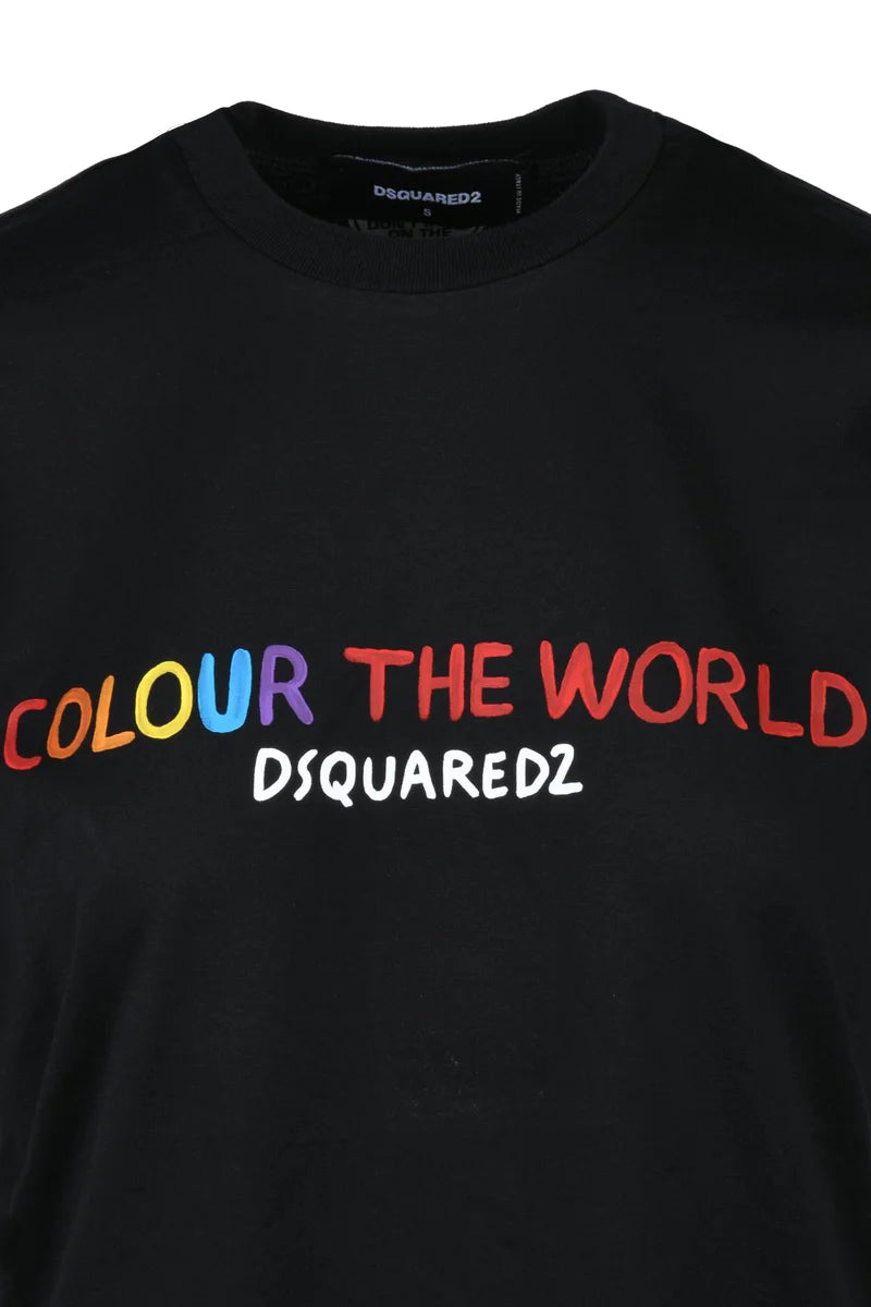 Dsquared2 T-shirt Cotone - Nero