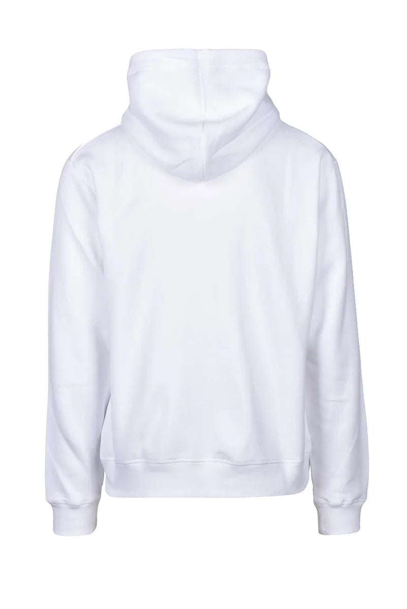 Dsquared2 Felpa Cappuccio Cotone - Bianco