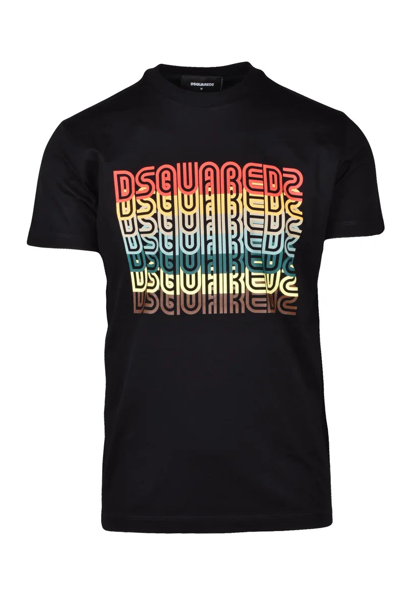 Dsquared2 T-shirt in Cotone - Nero