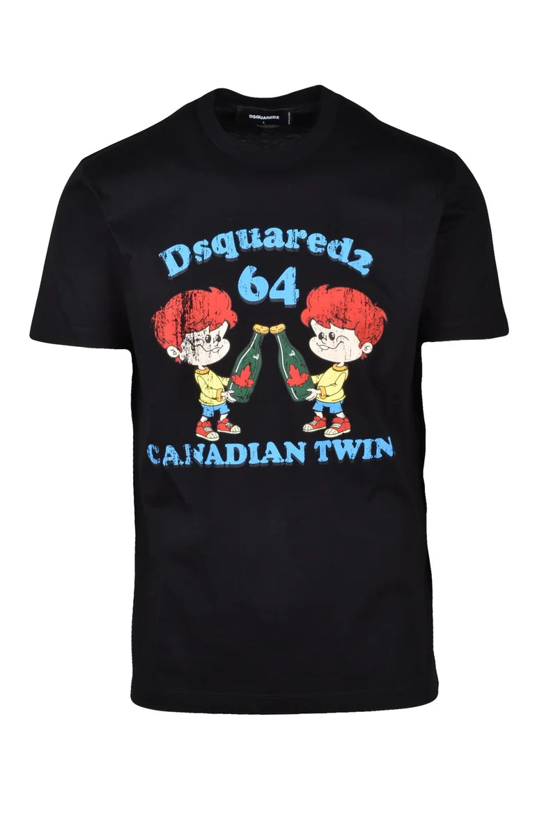 Dsquared2 T-shirt Girocollo - Nero