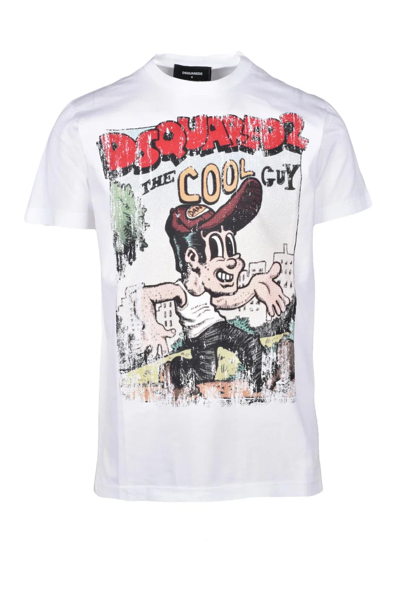 Dsquared2 T-shirt Girocollo - Bianco
