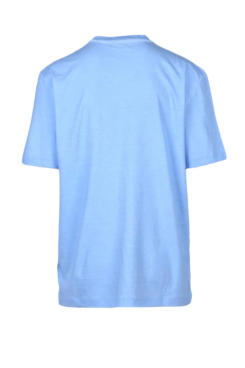 Dsquared2 T-shirt in Cotone - Celeste