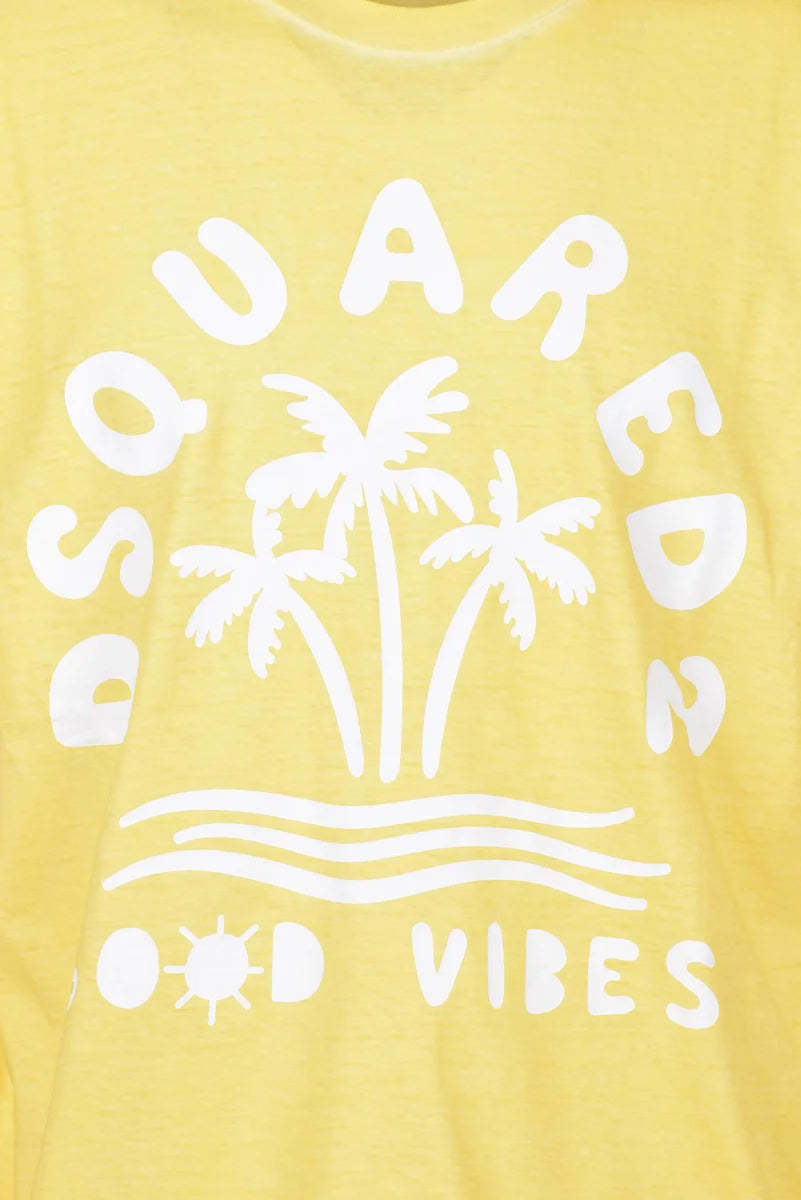 Dsquared2 T-shirt Girocollo - Giallo