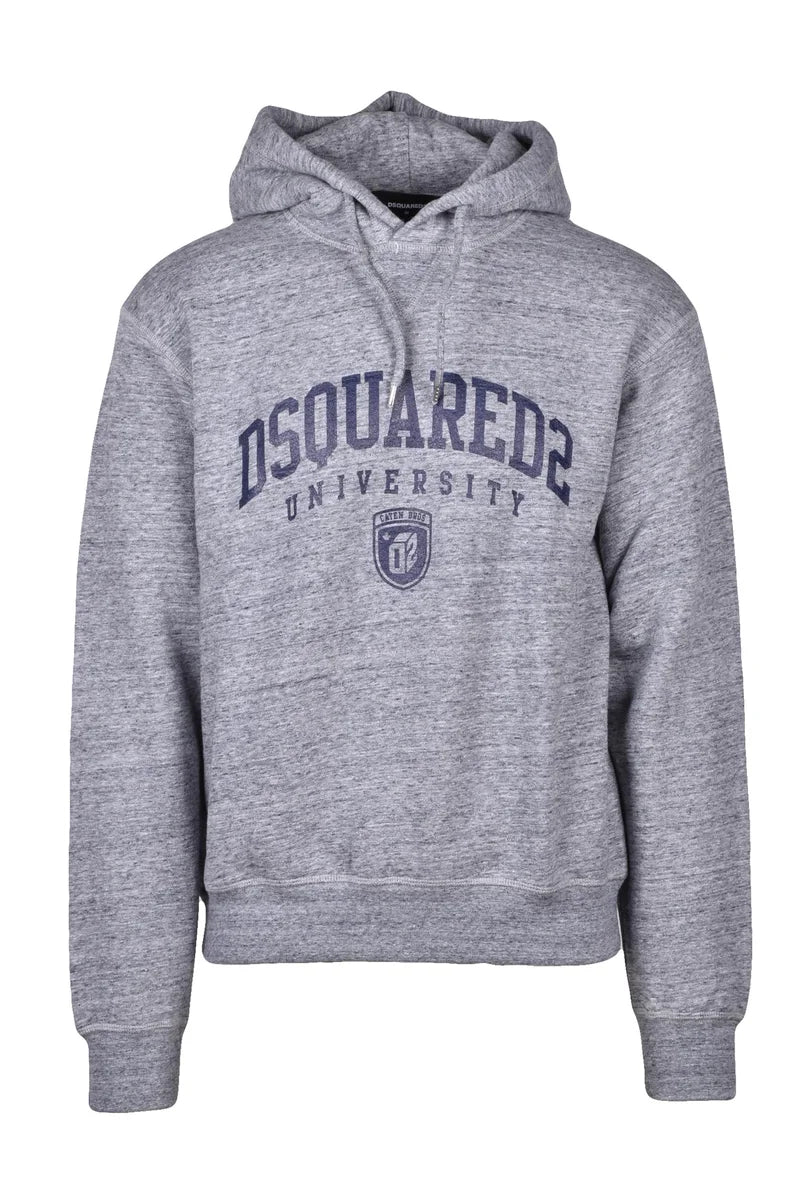 Dsquared2 Felpa con Cappuccio - Grigio