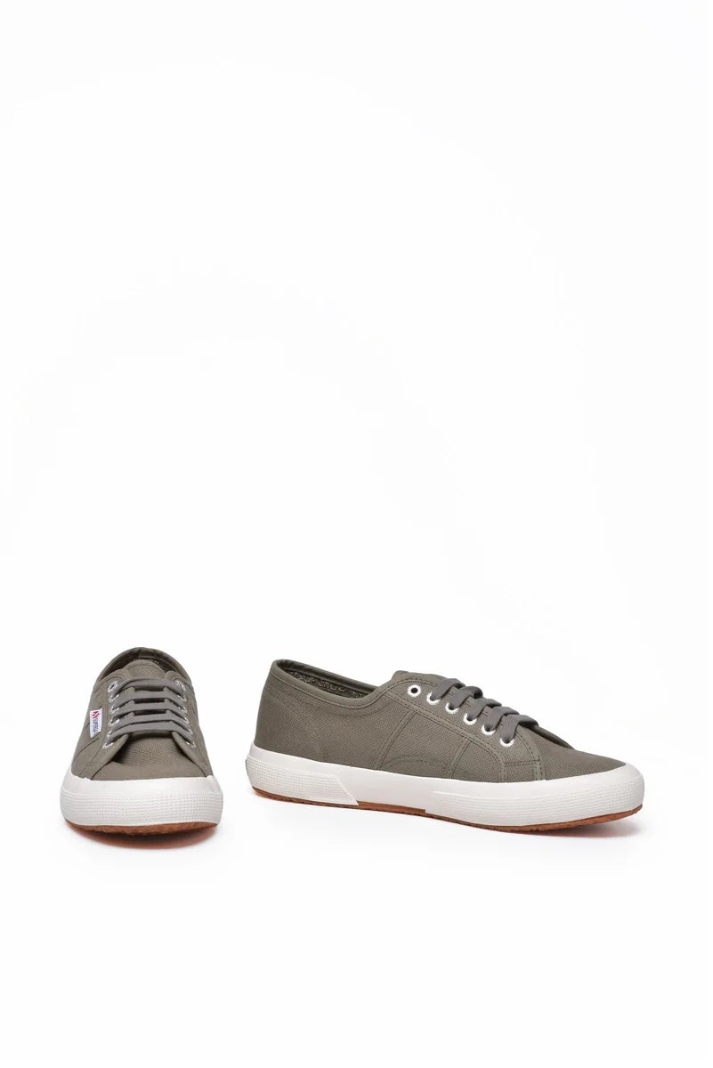 Superga Sneakers Tela Cotone Verde Salvia Uomo