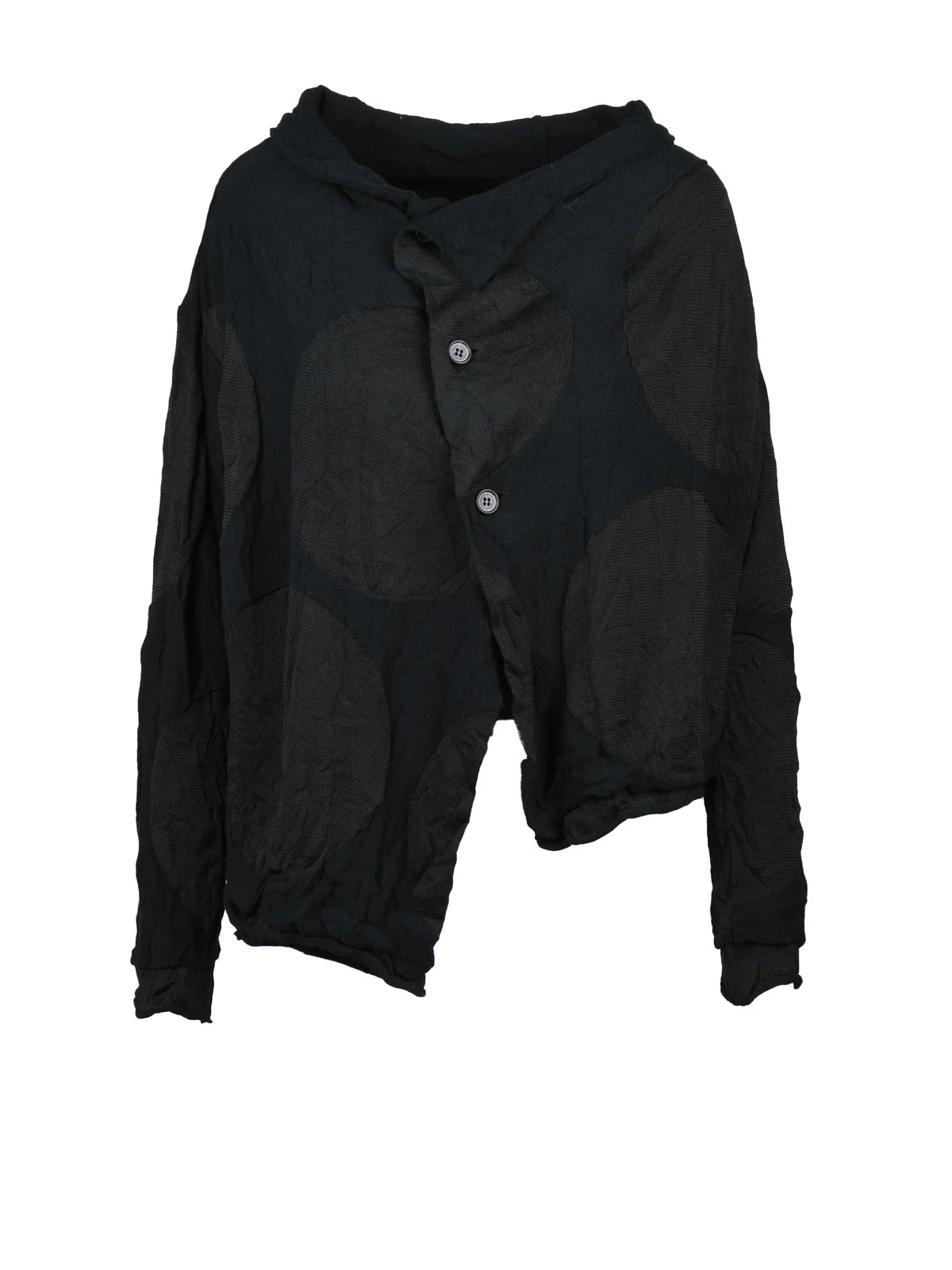 Y's Yohji Yamamoto Cardigan Asimmetrico - Nero