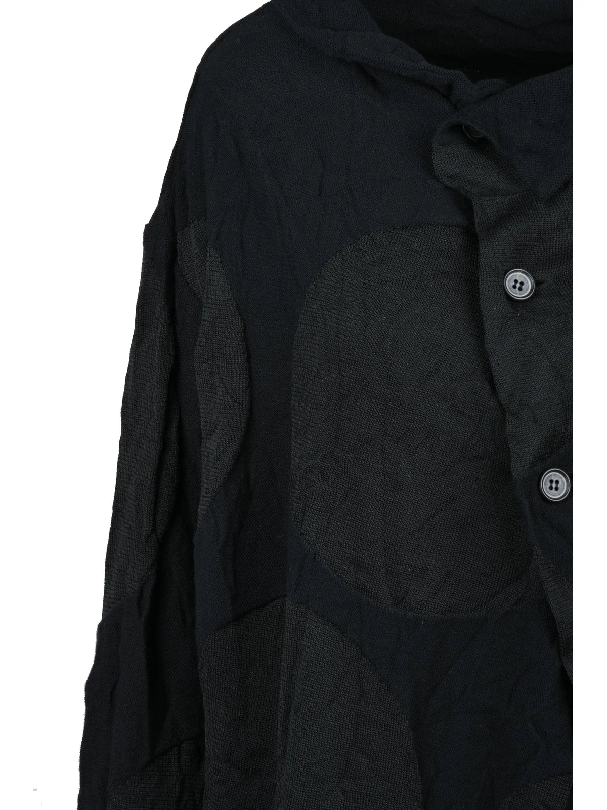 Y's Yohji Yamamoto Cardigan Asimmetrico - Nero