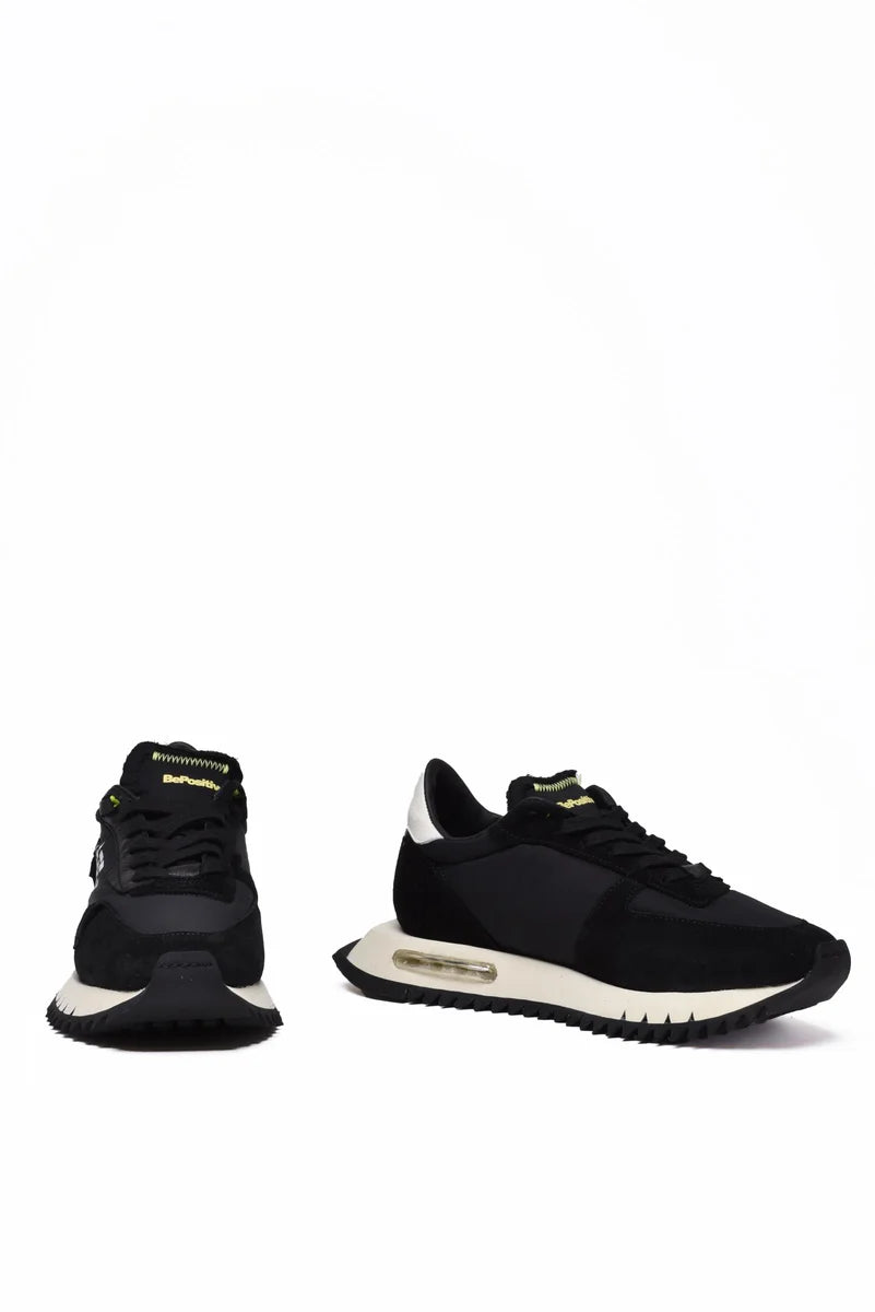 Be Positive Sneakers Pelle/Poliestere Nero