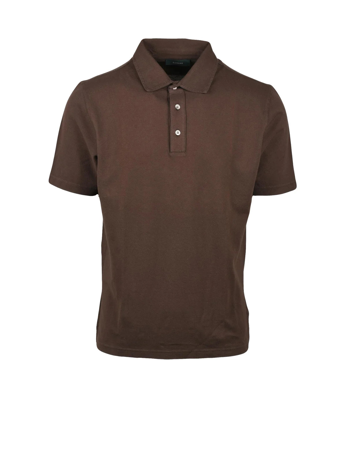 Zanone Polo in Cotone - Marrone